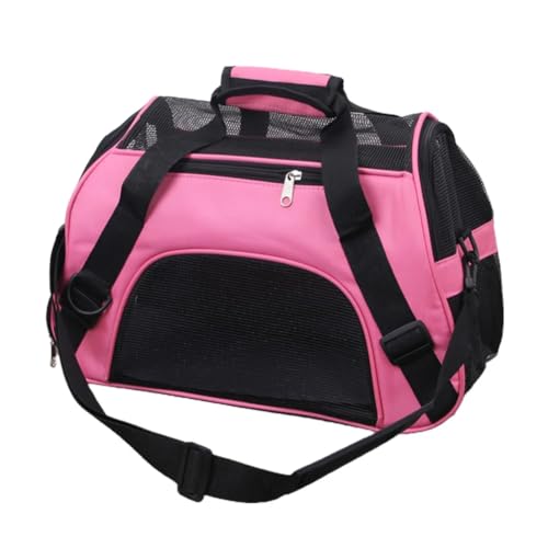 Bolsa Transporte Pet Viagem Cabine Avião Cachorro Gato (Rosa)