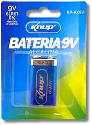 Bateria Alcalina 9v Knup Brinquedos Violão