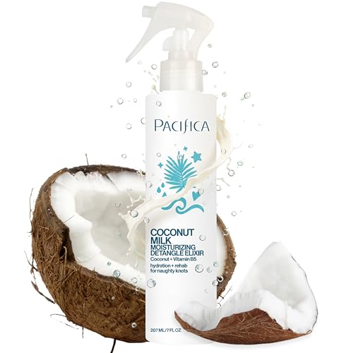 Pacifica Coconut Milk Hair Detangler Spray – Leave-In...