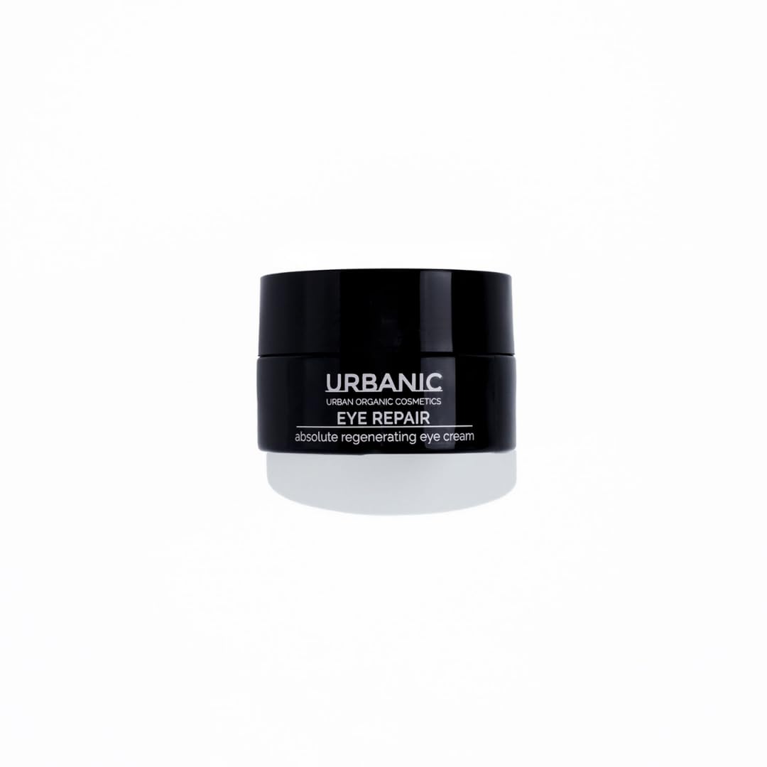 URBANIC Crema Contorno Occhi intensiva Eye Repair, Contorno Occhi Occhiaie con Ceramidi 15 ml di prodotto, Trattamento intensivo contorno occhi Senza SLS, SLES e PEG per rughe, borse e occhiaie