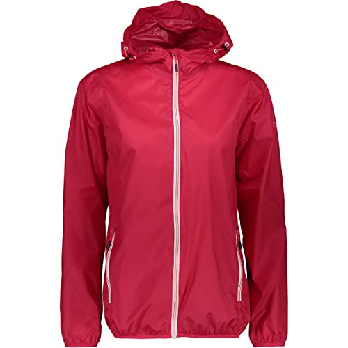 CMP - Damenjacke mit Regenkapuze, Hibiskus-Koralle, M