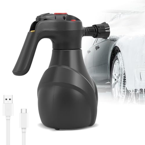 Elektrischer Schaumsprüher, 2 l, 60 PSI, 3 Modi, Akku 2500 mAh, Reinigung für Auto und Garten