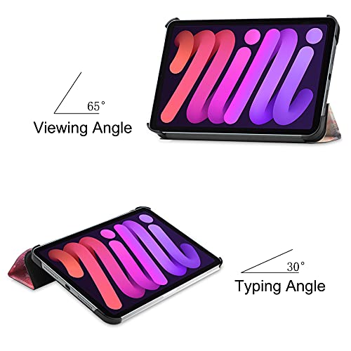Lobwerk Protective Case for Apple iPad Mini 6 2021 6th Generation 8.3 Inch Slim Case with Stand Function and Auto Sleep/Wake Function - Image 3