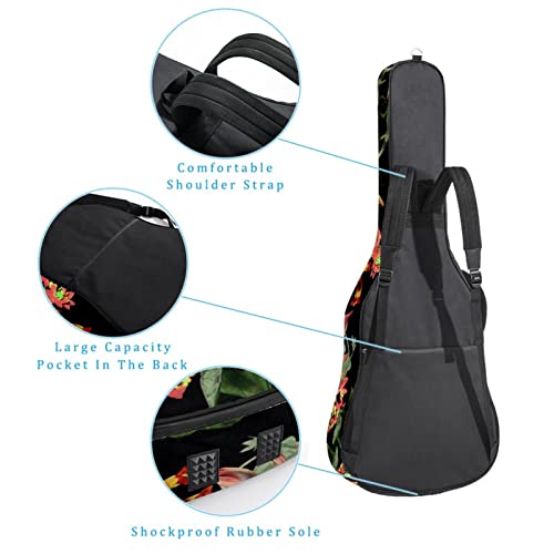 Housse pour guitare acoustique – Motif cheval – Épaisseur : 1 cm – Étanche – 40 – 41 – 42 pouces, Multicolore 04, 42… - Les Beatles, Paul McCartney, John Lennon, RIngo Starr, George Harrison Housse pour guitare acoustique - Motif cheval - Épaisseur : 1 cm - Étanche - 40 - 41 - 42 pouces, Multicolore 04, 42… – Image 4