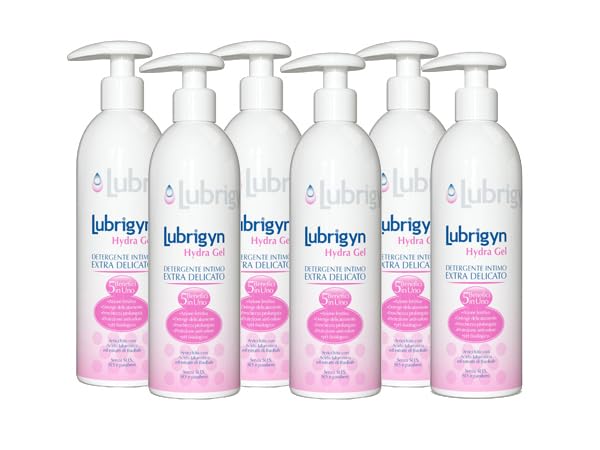 Hydra Gel - Limpieza íntima suave 5 en 1, efecto calmante, purificador, frescura duradera, protección íntima diaria y protección contra olores para toda la familia, sin parabenos (6 paquetes de 400 ml