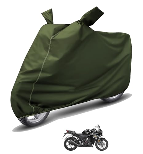 Image of Auto Hub Waterproof Bike Cover Compatible with CBR 250R Dustproof, UV Protection Two Wheeler Bike CBR 250R Cover - Green