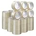 Sure-Max Premium Carton Packing Tape 2.0 mil 165 Feet (55 Yards) - Clear - 1 Case (36 Rolls Total)