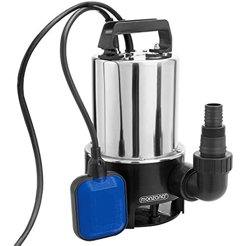 Monzana Wasserpumpe 11.500l/h 650 W Multiadapter Entwässerung Tauchpumpe Gartenpumpe Klarwasserpumpe Schmutzwasserpumpe Cover