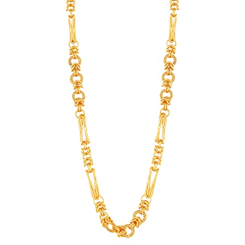 Stylish Golden 1 Gram Stainless Steel Neck Chain for Husband