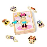 Melissa & Doug Disney Minnie Mouse Mix and Match Dress-Up Wooden Play Set (18 pcs)