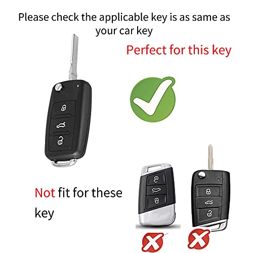 Coque de clé pour VW Golf Polo Jetta - Protège votre télécommande contre les chutes - 2