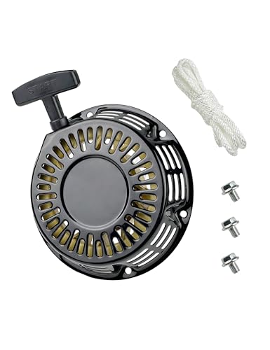 TURBOTUNITY 212cc Recoil Pull Start Assembly for Predator 212 cc Coleman Ct200u Bt200x Trail Ct200u-ex Mini Bike Kt196 Go-Kart 196cc 224cc 6.5HP 7HP Pull Starter w/Pull Cord