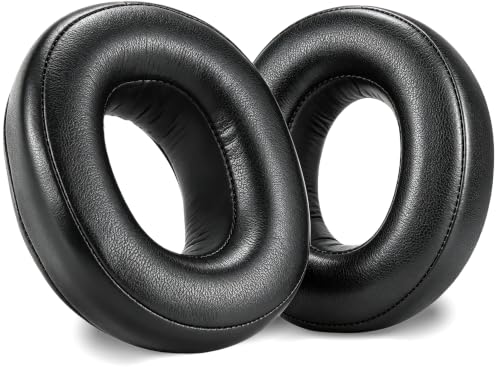 Lukvcoe almohadillas de repuesto profesionales para Sony MDR-HW700, auriculares inalámbricos MDR-HW700DS – Cojines con cuero sintético más suave y espuma de aislamiento acústico (Cuero sintético - Negro) miniatura 1
