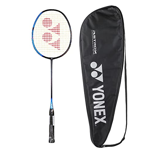 Image of Yonex Nanoray Light 18i Graphite Badminton Racquet with Free Full Cover (77 Grams, 30 lbs Tension) & Graphite Badminton Racquet Smash (White & Navy BlueG4, 73 Grams, 28 lbs Tension)