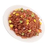 KOMBIUDA Simulierter Gebratener Eierreis Kinderspielzeug Kinderküche Ramen-Nudeln Küche Spielset Gebratener Reis Spielzeugküchenzubehör Montessori-küchenwerkzeuge Spielküchenzubehör Plastik