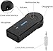 Bluetooth Receiver 5.0 Wireless Audio Receiver, 3.5mm Jack AUX car Audio/Wired Headset/Home Stereo System Compatible, can be Connected to Smartphone/Tablet Bluetooth, Hands-Free Compatible Microphone