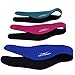AqtivAqua Swimming Headband Swim Ear Band Protection Cover Swim Headband for Kids Adults Men Women Toddlers Ear Plugs in (Color: Navy, Size: X-Large)