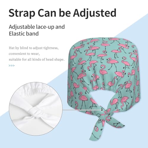 Image of WILL BUDXEG Working Cap with Sweatband for Women Men, Adjustable Cleaning Working Hats, Nurse Surgical Caps(Tie Back)