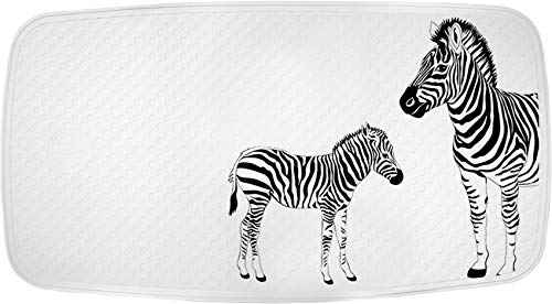 RIDDER Wanneneinlage, Badematte, Badewanneneinlage ca. 38x72 cm, Zebra | Allergikerfreundlich | Made...