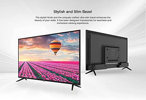 تلفزيون اي كاست LED 32 بوصة من سينيكس ولوحة A+ وجهاز استقبال مدمج، اسود - 32E1M