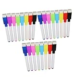 Angoily Magnetische Whiteboard Marker Farben Wasserbasierte Abwischbare Farbstifte mit Feiner Spitze...