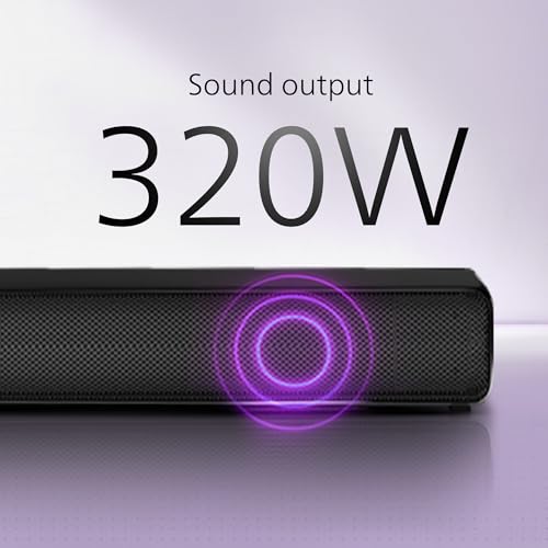 Image of Philips TAB4330 /94 320W Soundbar Bluetooth 2.1 Ch, 8 inch Wired Subwoofer, Dolby Audio Soundbar for Smart TV, LED Display, Remote Control HDMI ARC, USB, AUX, Home Theatre Sound System