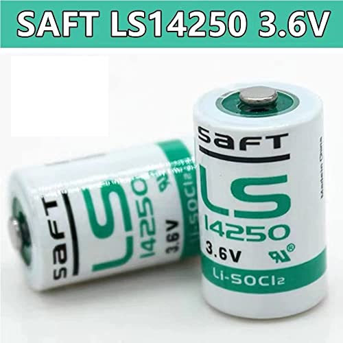 (60 Pack) Ls14250 Lithium 3.6V Batteries 1200Mah For Saft Ls14250 3.6V Battery Ls 14250 C 1/2 Aa 3.6V Lithium Battery #TOP2