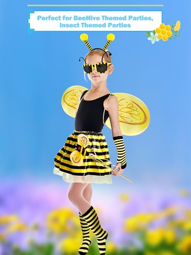 Disfraz de Abeja para Niñas 8 Piezas Kit miniatura 7