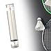 DYNWAVE Badminton Ball Holder Shuttlecocks Storage Magnetic Tube Badminton Practice Training Equipment Case Organizer for Gym Players, 40.2x7.5cm