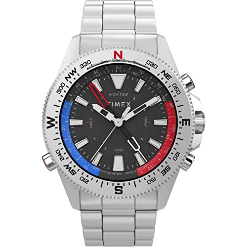 Timex Reloj Analógico para Hombres de Cuarzo con Correa en Acero Inoxidable TW2V41800