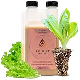 Tribus Organic Microbial Inoculant | Root Booster for Plants, Increases Plant Yield, Root Growth, Flower & Fruit Quality | Made in The USA | Visible Root Growth in 24Hrs | Potent Rhizobacteria 16.9oz