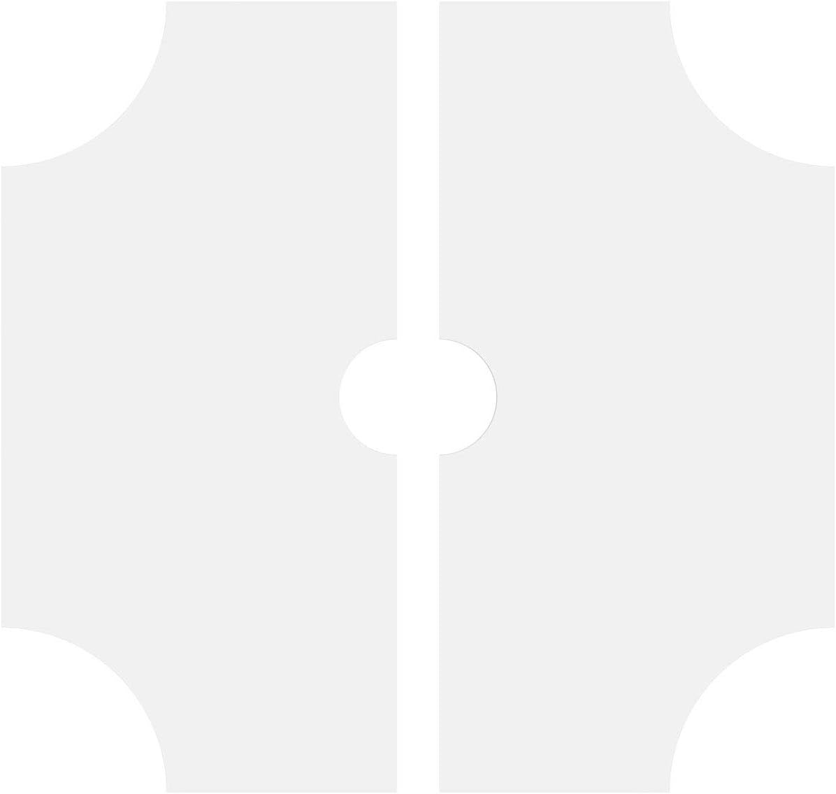 Ekena Millwork CMP34HS2-05000 Haus Architectural Grade PVC Contemporary, Two Piece Urethane Ceiling Medallions 34"OD x 5"ID x 11 1/4"C x 1"P