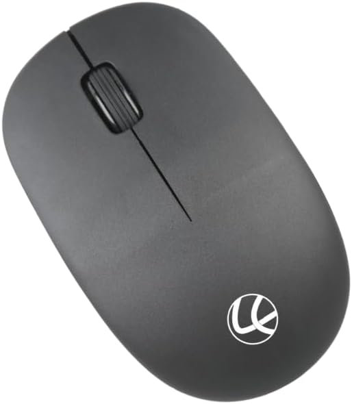 LAPCARE Safari 3 Wireless Optical Mouse with 2.4 Ghz 1000 DPI and Optical Sensor, Black