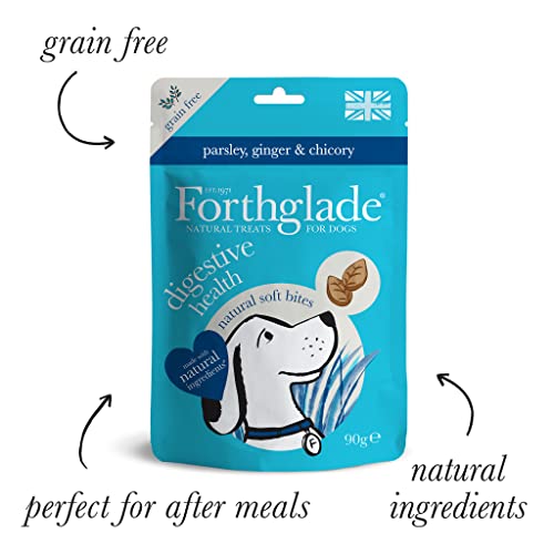 Forthglade Natural Dog Treats (8 x 90g Bags), Hypoallergenic & Grain Free Dog Treats with Chicken, Ginger, Parsley & Chicory - Image 4