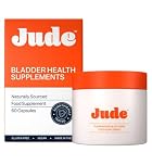 Jude Bladder Health Tablets Jar As Seen On Dragons' Den, Science-Backed Supplement, Nourish Your Pelvic Floor, Made in The UK, Vegan & Gluten Free, Pumpkin Seed Extract & Soy Germ Extract, 60 Capsules