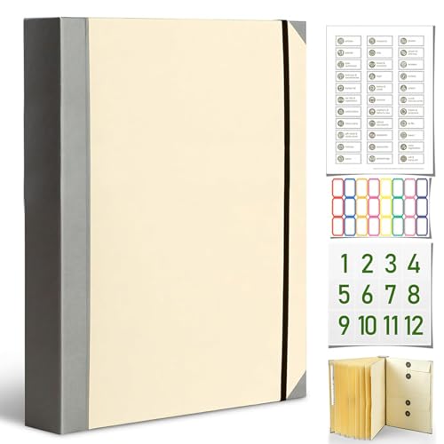 in Case I Die Binder with Labels, End of Life Planner Organizer Binder, Life Document Organizer Kit for Important Papers, for When I Die Planning, Estate Folio Organizer for Families