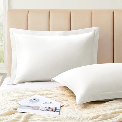 KKJIAF Ivory White Pillow Cases