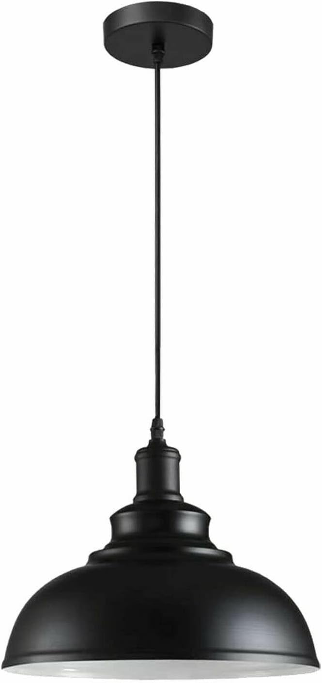 LAMPE ABAT JOUR Industriel Suspension Métal Tôle émaillée E27 Atelier Usine EUR 11,29 - FR