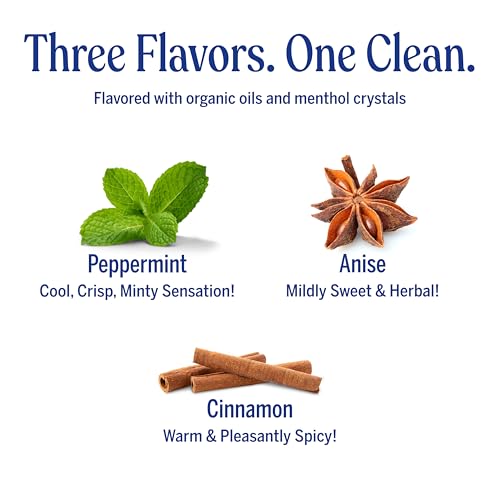 Image of Dr. Bronner's All-One Toothpaste 3-Pack Variety- (Peppermint, Cinnamon, Anise, 5oz Each)- 70% Organic Ingredients, SLS Free Toothpaste, Fluoride Free, Natural, Vegan, Gentle for Sensitive Teeth