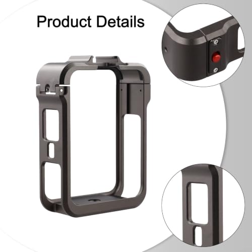 Armazón de metal para DJI Osmo de aleación aluminio gris 9,4x6,5 cm 4