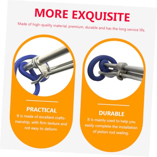 Outil d'installation de joint hydraulique OUNONA en acier robuste pour tige de piston - 4
