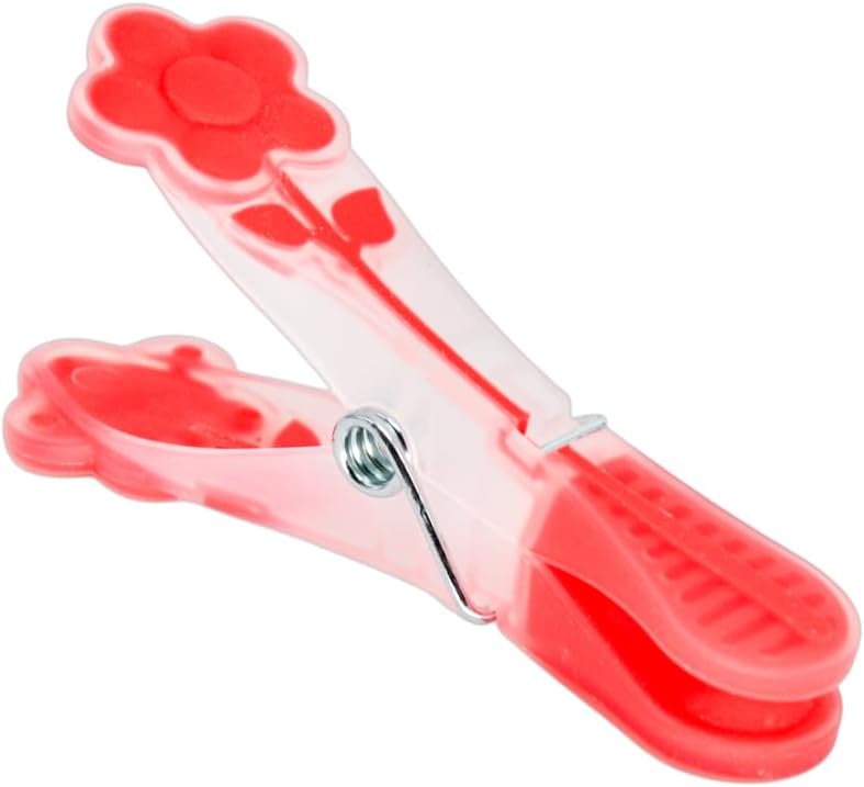 New-Max Elite Papatya Desenli Silikon Mandal, Şeffaf, 30 Adet