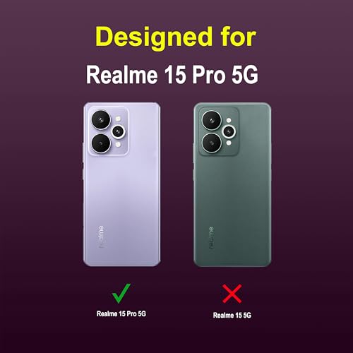 Image of Zapcase Back Case Cover for Realme 15 Pro 5G | Compatible for Realme 15 Pro 5G Back Cover | Liquid Silicon Magic Case with Camera Protection | Lavender