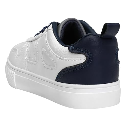 HOMEHOT Boys Sneaker Breatherable Vegan Leather Fashion Shoes4