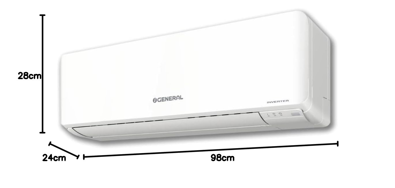 O-General ASGG24CPAA-B Indoor Unit Dimensions