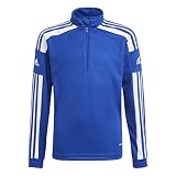 adidas Unisex Kinder Squadra 21 Training Top T Shirt, Team Royal Blue/White, 176 EU