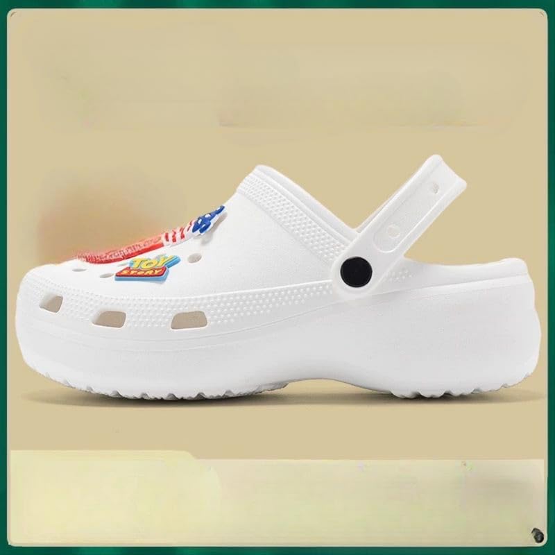 Image of Sliders for Women /Girls Platform Sandals | Lightweight & Stylish Cushioned Rubber Flats Slides | Open Toe Comfortable, Anti-Skid, Waterproof Flip Flops Slipper for Women