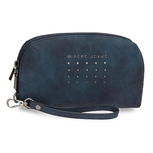 51% DESCUENTO Pepe Jeans Holly Bolso de Mano Azul 20x11x4 cms Piel sintética — oferta en Amazon