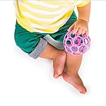 Bright Starts Oball Rattle Easy-Grasp Toy - Pink, Ages Newborn - 1 Count (Pack of 1) - Image 4