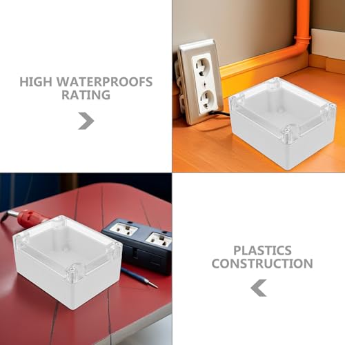 Boîtier de dérivation FRCOLOR avec couvercle hermétique résistant à eau
